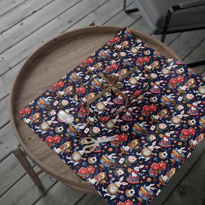 Elegant Wonderland Wrapping Paper - Ideal for Your Tea Party Presents