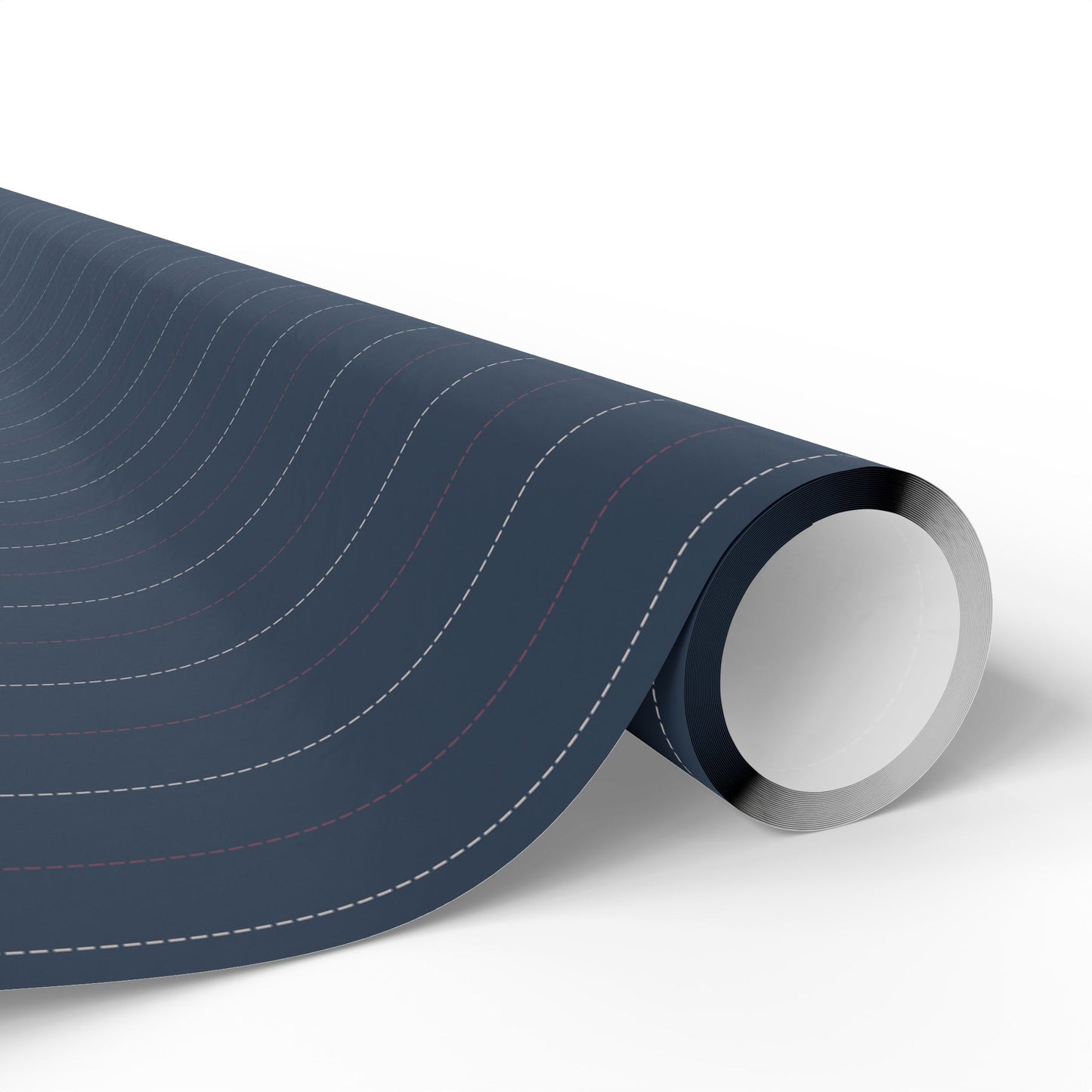 Elegant Navy Striped Wrapping Paper