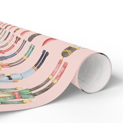 March of the Pastel Misfits – Vintage Nutcracker Wrapping Paper