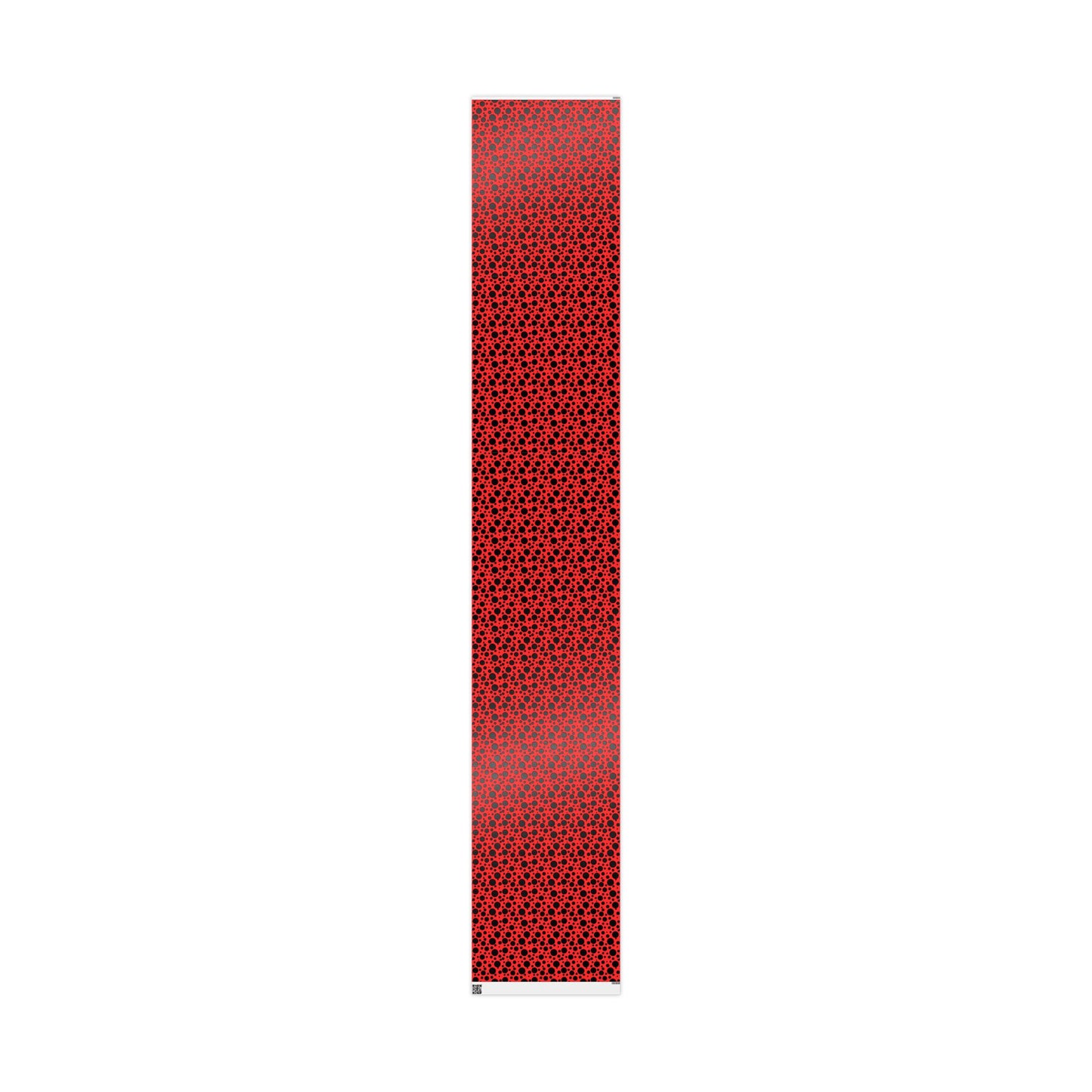 Dot Drama – Retro Red & Black Polka Dot Wrapping Paper
