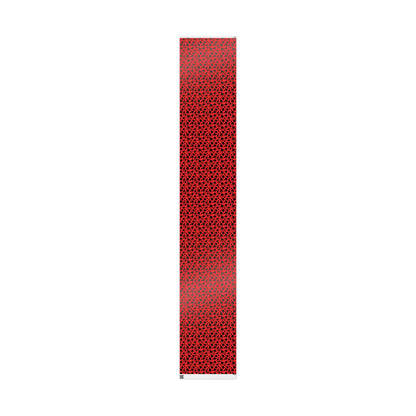 Dot Drama – Retro Red & Black Polka Dot Wrapping Paper