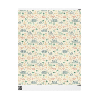 Mediterranean Mood – Coastal Escape Wrapping Paper
