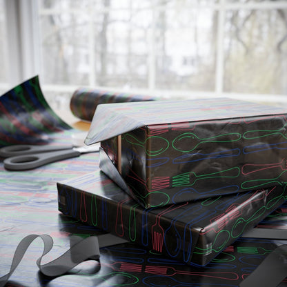 Utensils Modern Gift Wrap Design