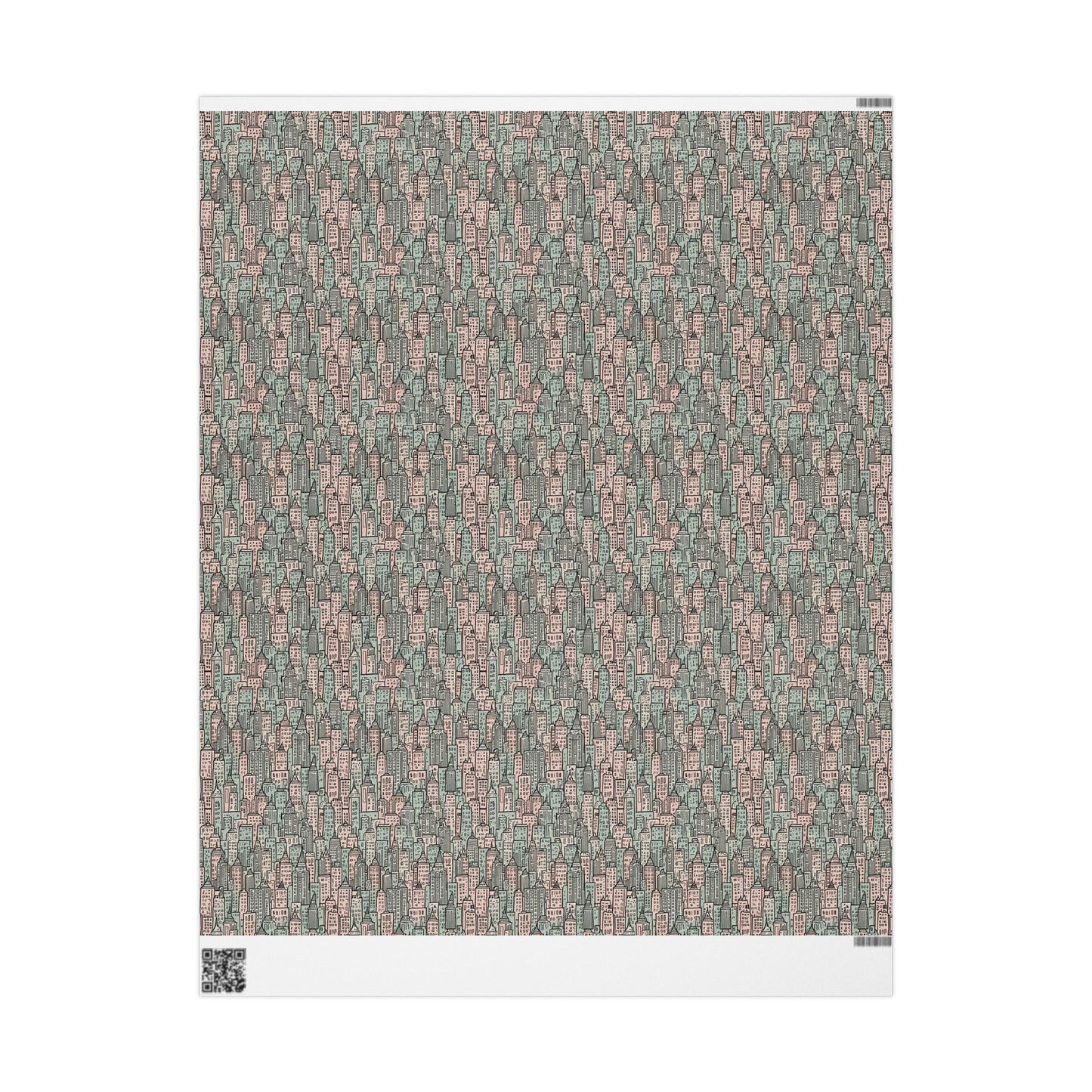 Wrapping Papers - Abstract Pastel Cityscape Gift Wrap