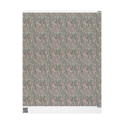 Wrapping Papers - Abstract Pastel Cityscape Gift Wrap
