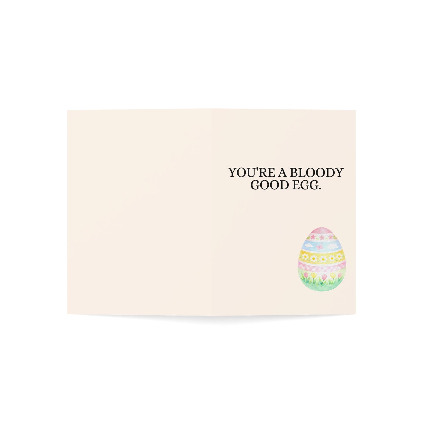 You're a Bloody Good Egg Greeting Card | Weird... but good. | Thank You Card