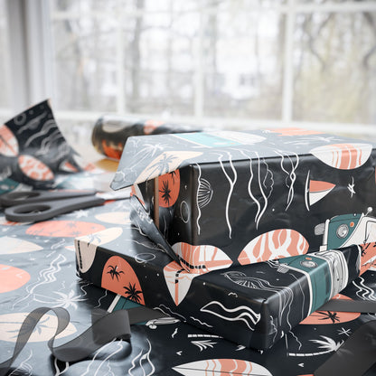 Surf Theme Wrapping Papers