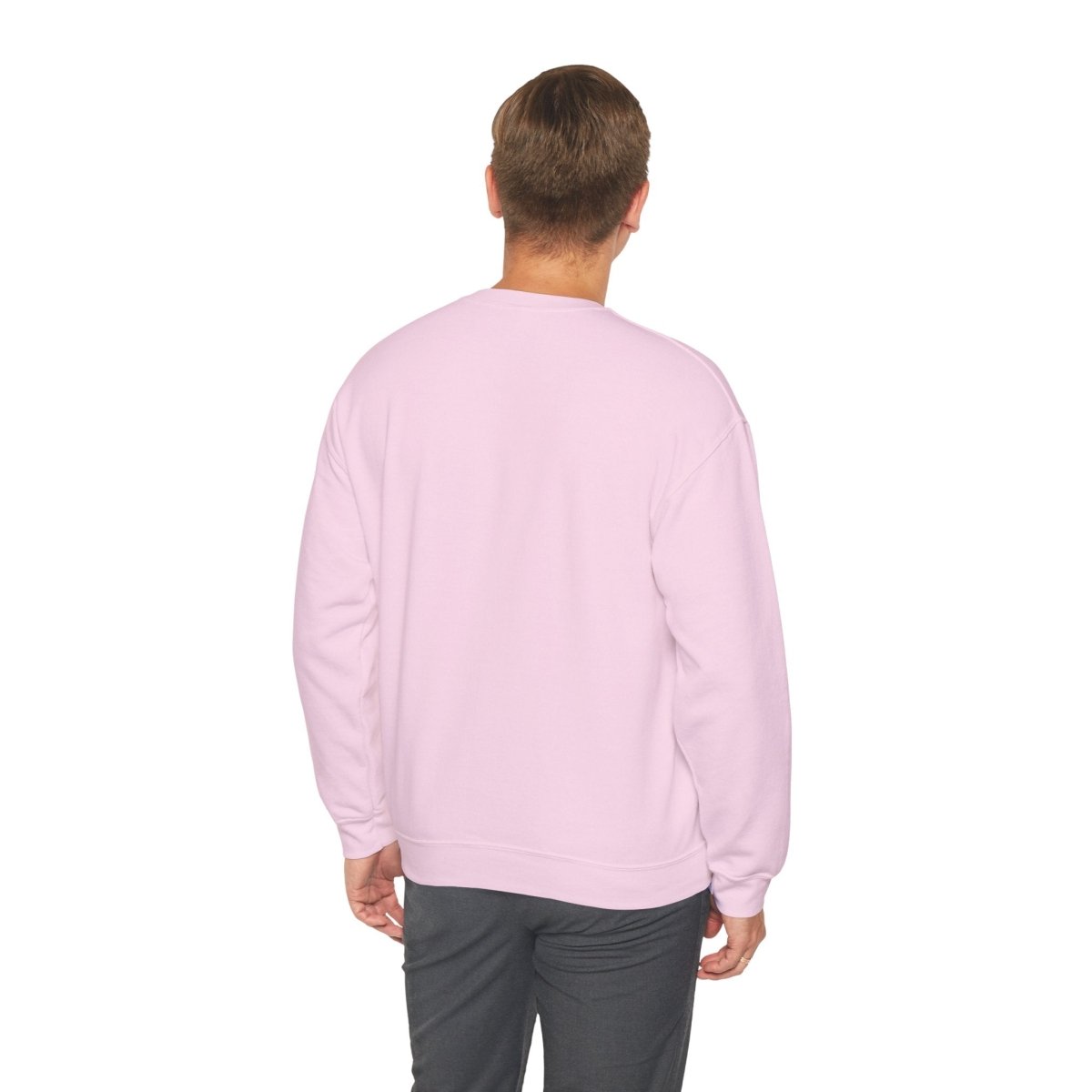 Crewneck Sweatshirt - 'Go Away' Stencil Graphic Cozy Pullover