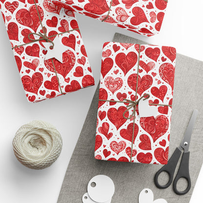 Valentines Day Wrapping Paper