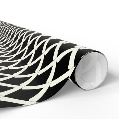 Monochrome Geometric Wrapping Papers