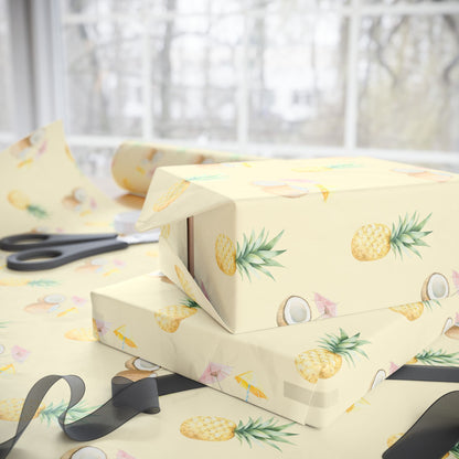 Tropical Pina Colada Wrapping Papers