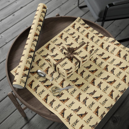German Shepherd Dog Wrapping Paper