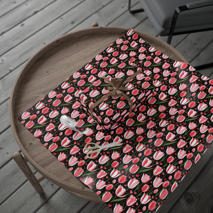 Elegant Pink Tulip Wrapping Paper