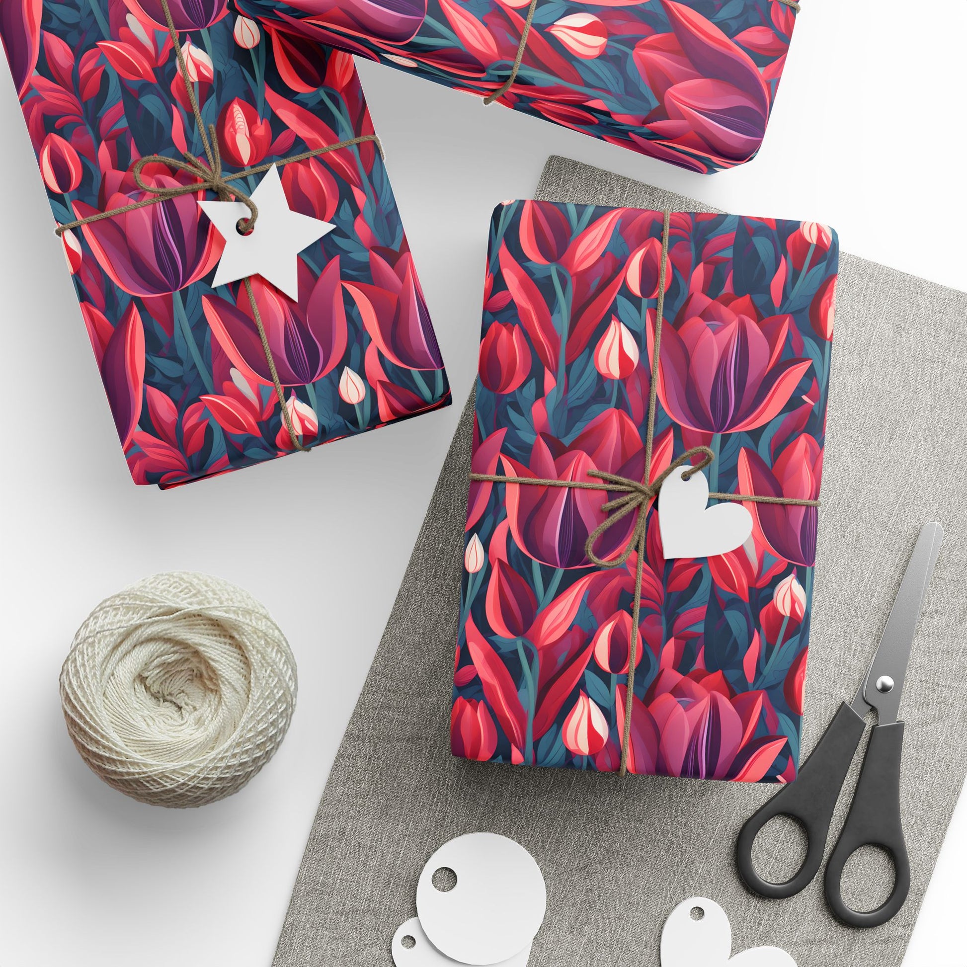 Tulip Grace – Elegant Gift Wrap for Life’s Special Moments”