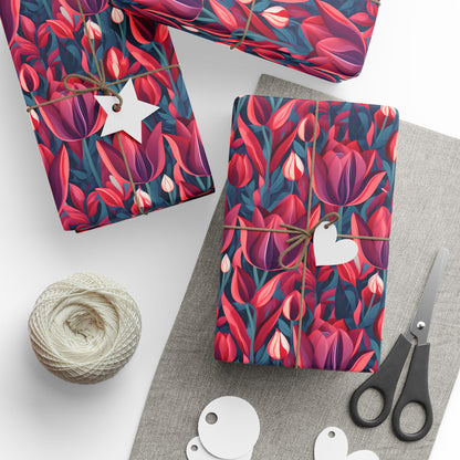 Tulip Grace – Elegant Gift Wrap for Life’s Special Moments”