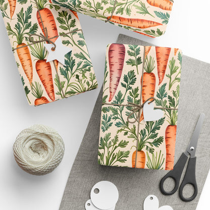 Playful Carrot Gift Wrap