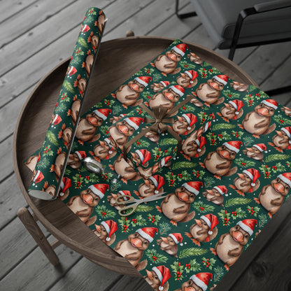 Platypus Parade – Aussie Christmas Wrapping Paper