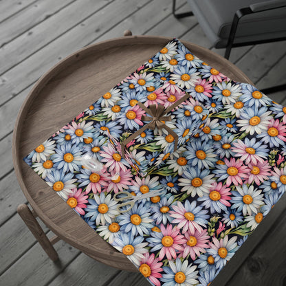 Gift Wrap - Elegant Floral Daisies