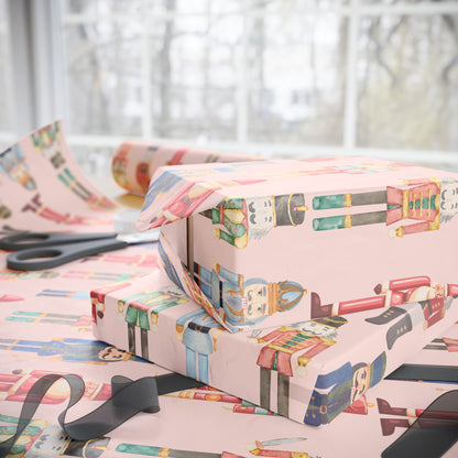 March of the Pastel Misfits – Vintage Nutcracker Wrapping Paper