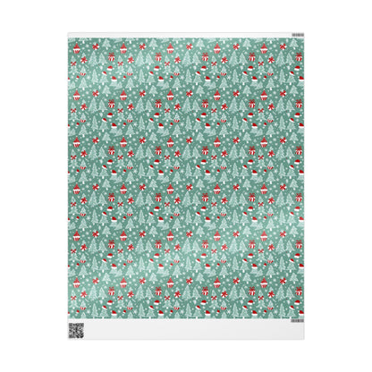 Jolly Sketchmas – Whimsical Winter Wrapping Paper