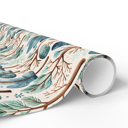 Abstract Tree Pattern Gift Wrap