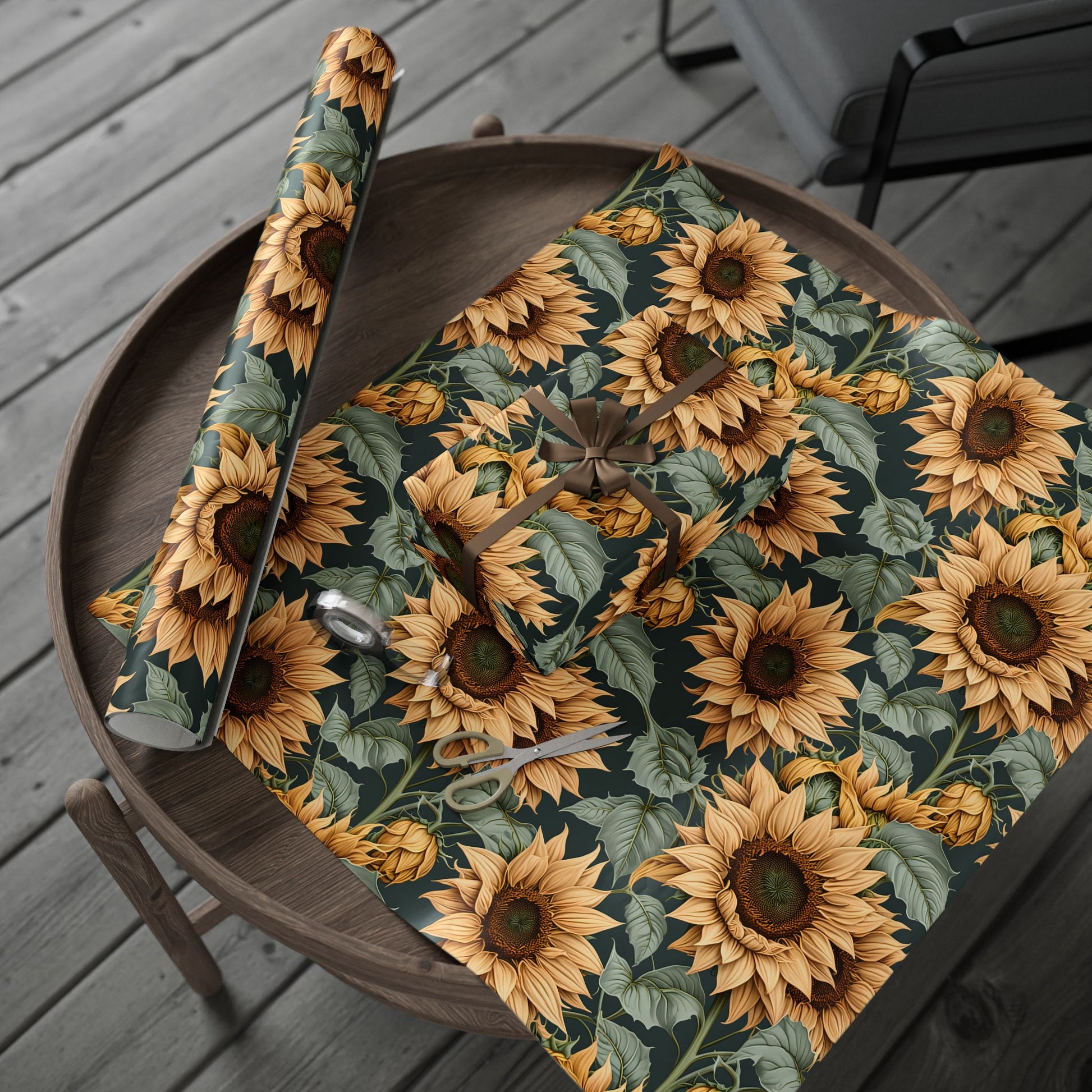 Brighten Up Your Gifts with Sunflower Wrapping Paper