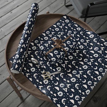 Nautical Theme Wrapping Paper - Gift Wrap for Birthdays, Baby Showers, Holiday Decorations, Unisex Gift Wrap, Ocean Decor