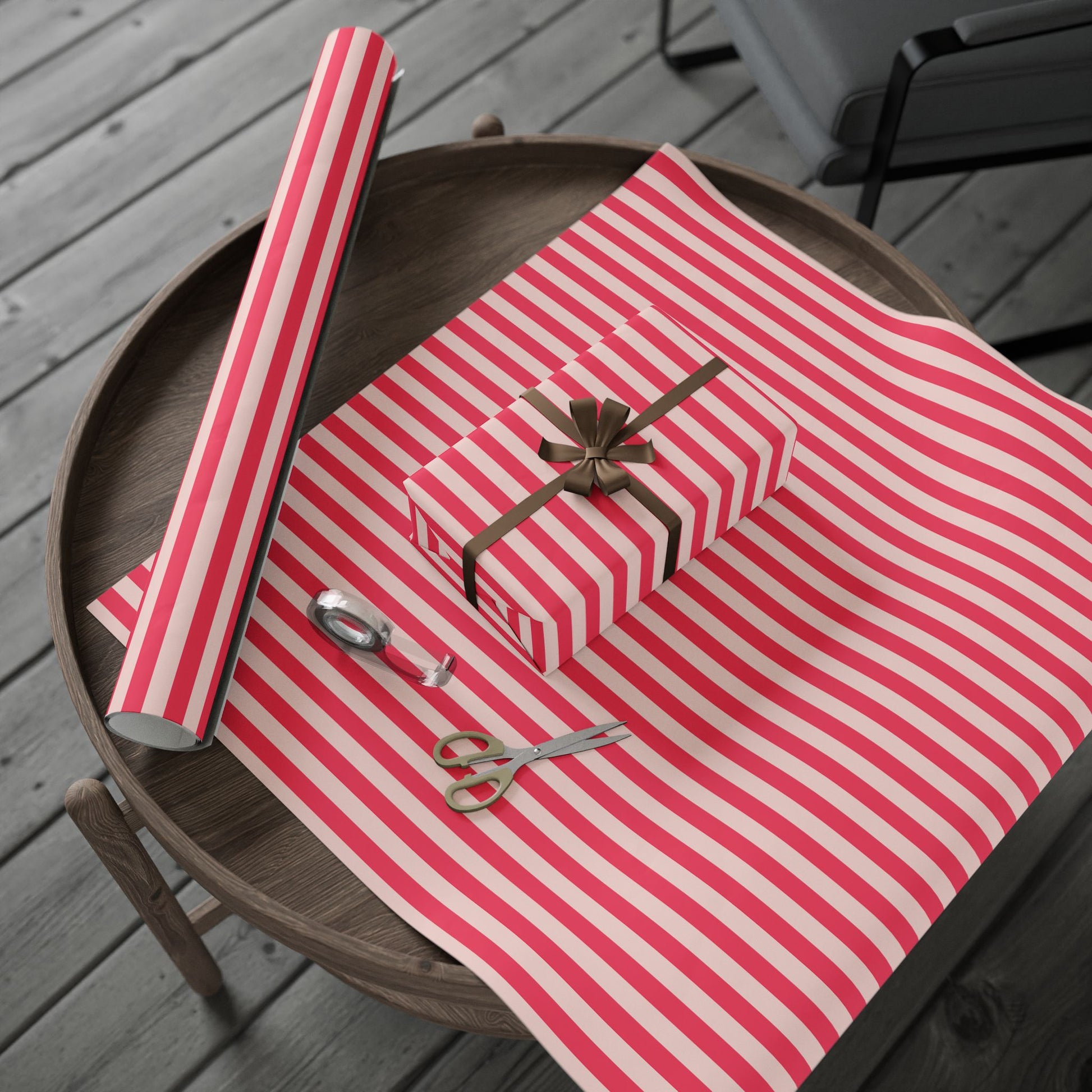 Stylish Red & Pink Stripes – Fun Wrap