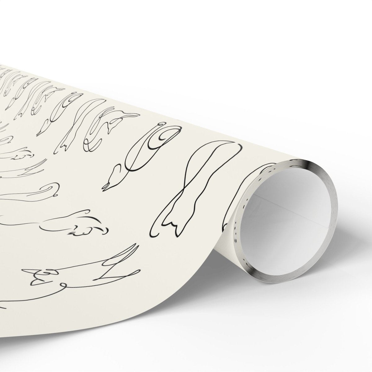 Elegant Minimalist Cat Wrapping Paper
