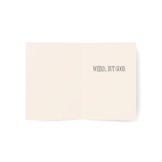 You're a Bloody Good Egg Greeting Card | Weird... but good. | Thank You Card