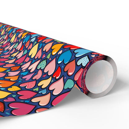 Colorful Heart Wrapping Paper