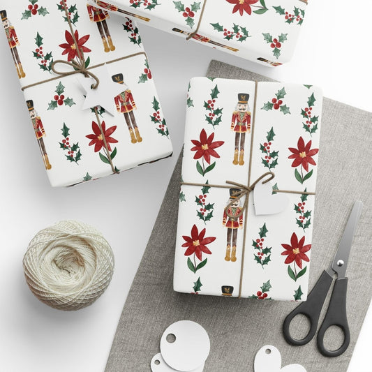 Cracked Up Christmas – Nutcracker Wrapping Paper