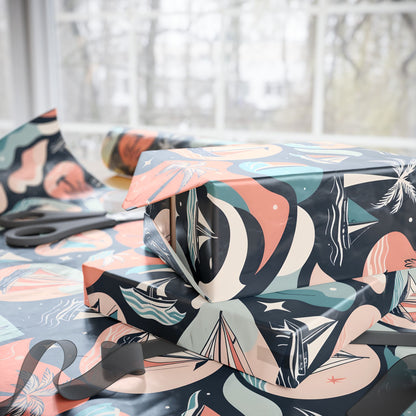 Pastel Beachy Wrapping Papers