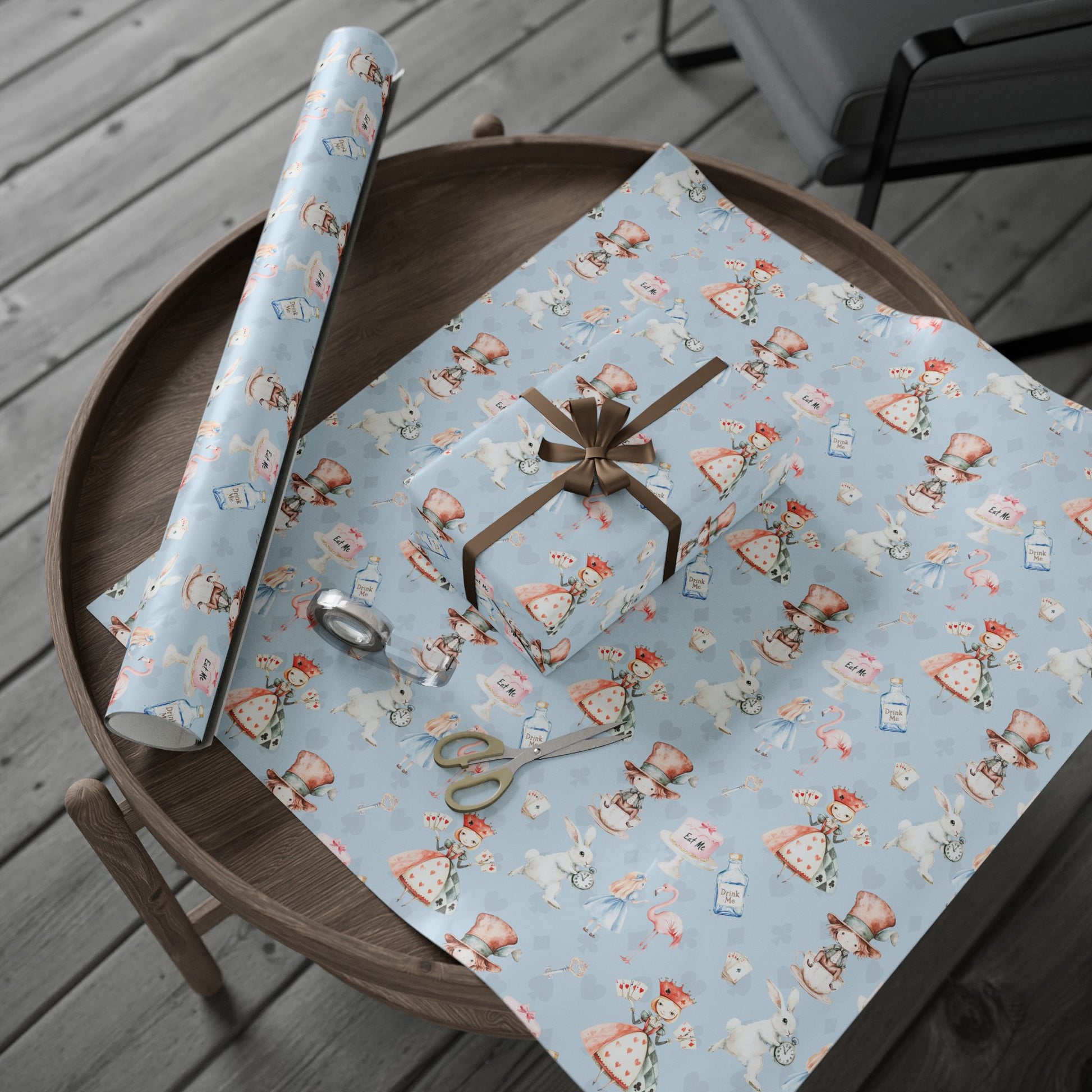 Alice in Wonderland Gift Wrap