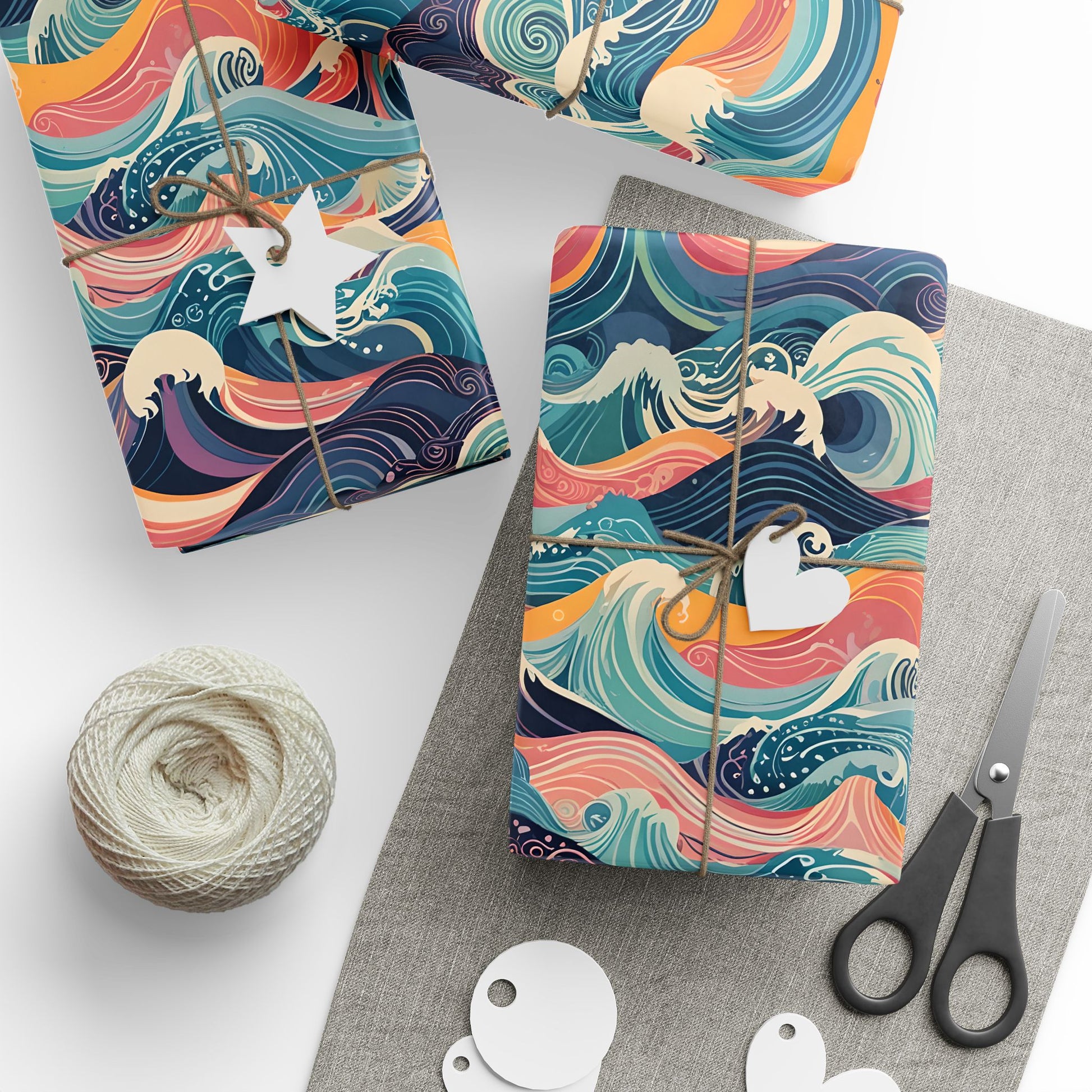 Ocean Wave Wrapping Papers
