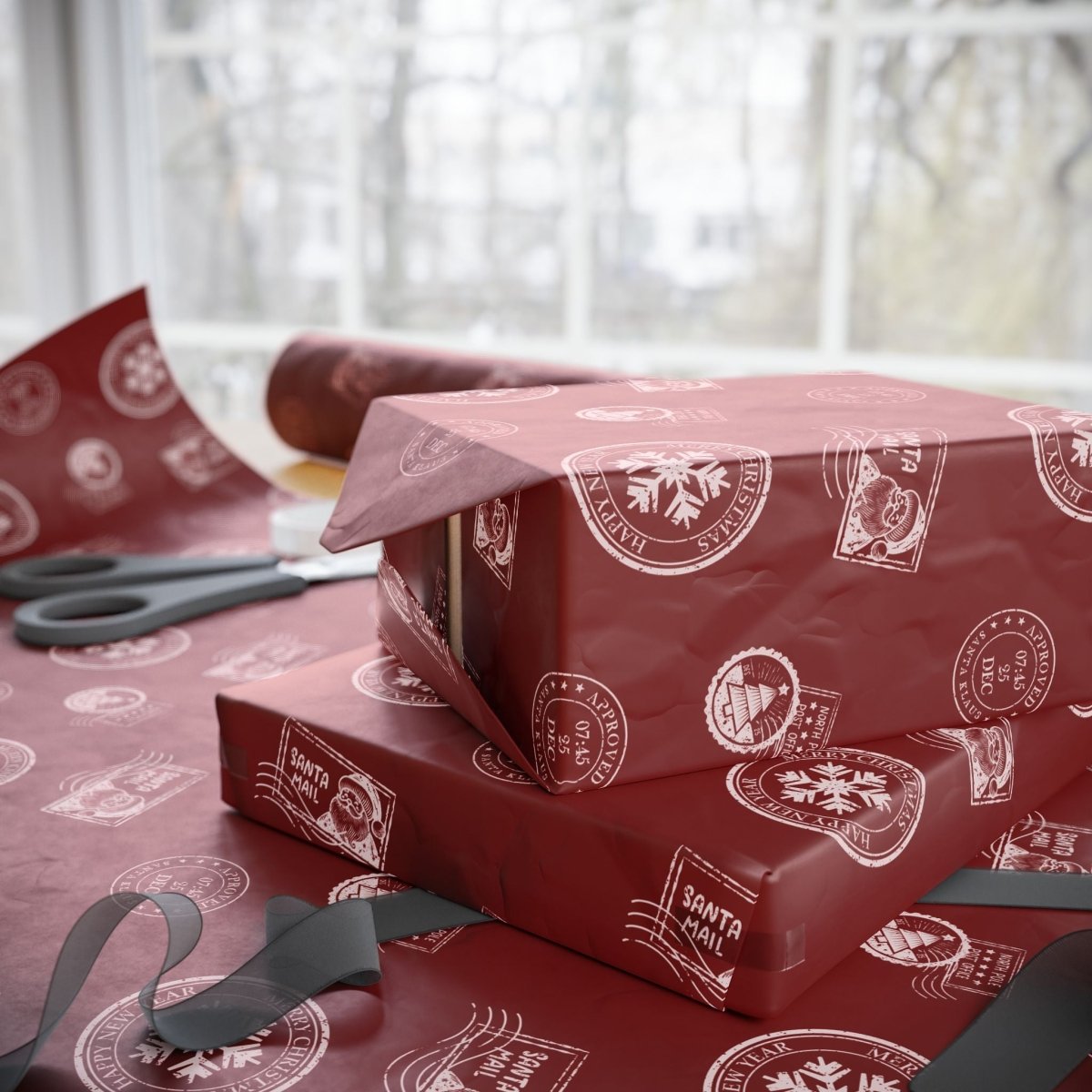 Santa’s Special Delivery – Red Christmas Wrapping Paper