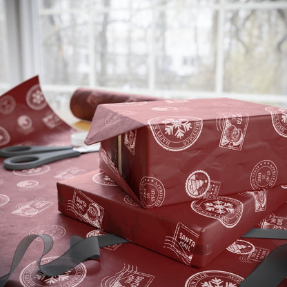 Santa’s Special Delivery – Red Christmas Wrapping Paper
