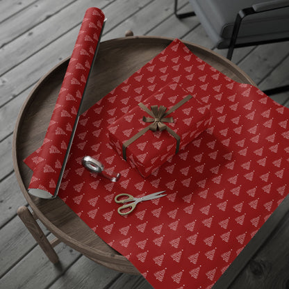 Twinkle Twirl – Elegant Christmas Tree Wrapping Paper