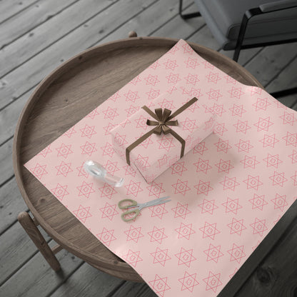 Pink Star of David Design