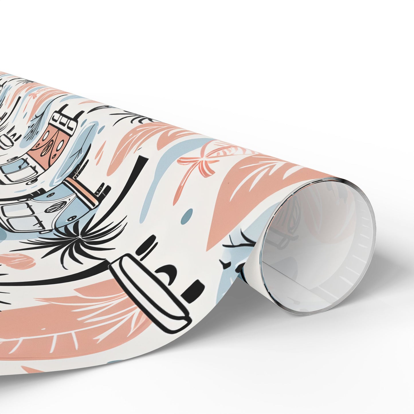 Surfboard Beach Wrapping Papers, Beach and Sea Vibes