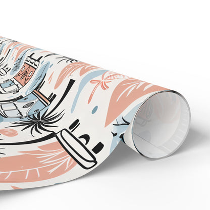 Surfboard Beach Wrapping Papers, Beach and Sea Vibes