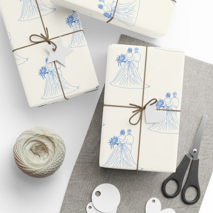 Mr and Mrs Wedding Gift Wrap