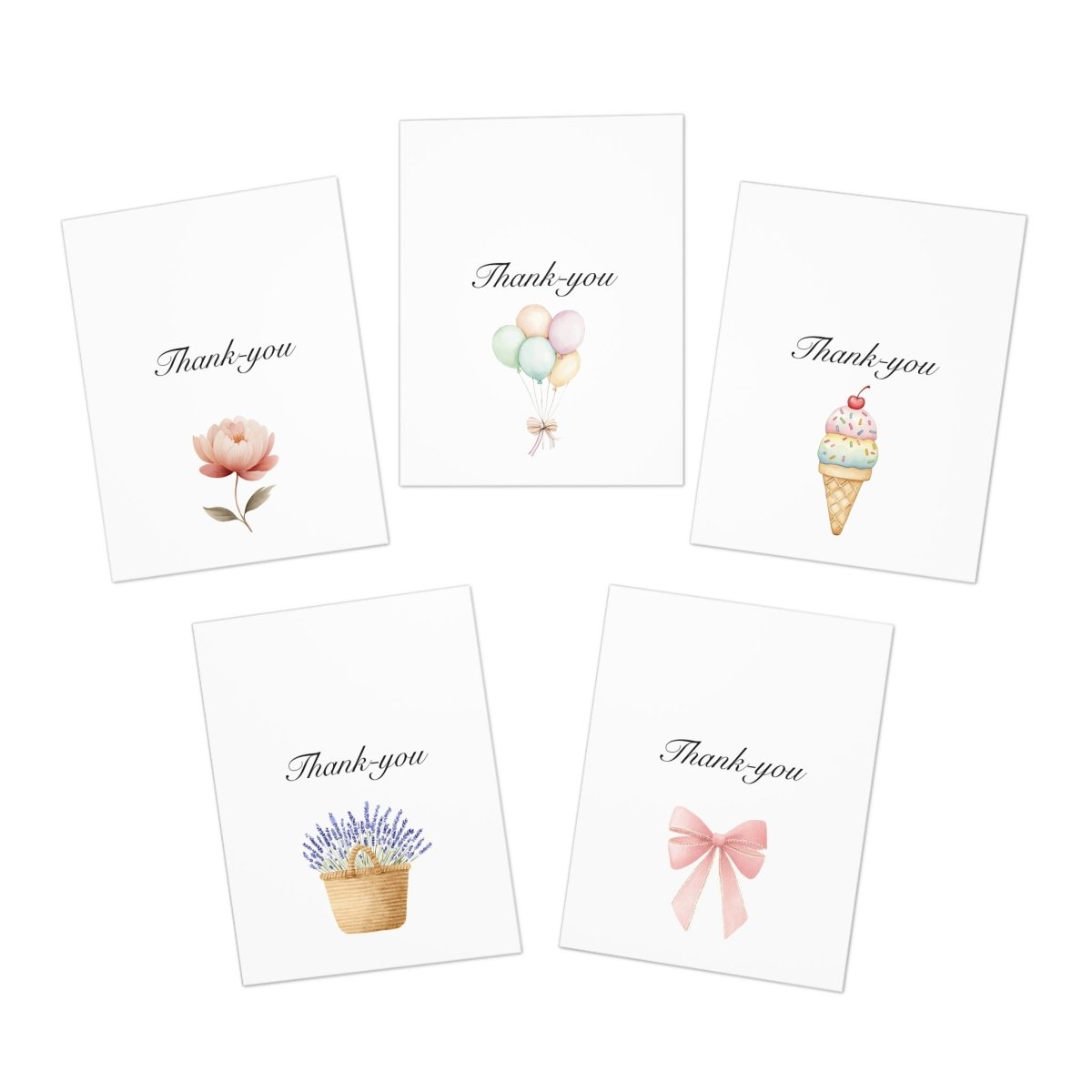 Thank You Cards – 25 Pack | Blank Inside