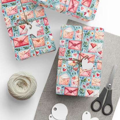 Valentine’s Day Letter Wrapping Paper