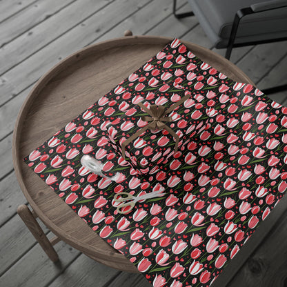 Elegant Pink Tulip Wrapping Paper