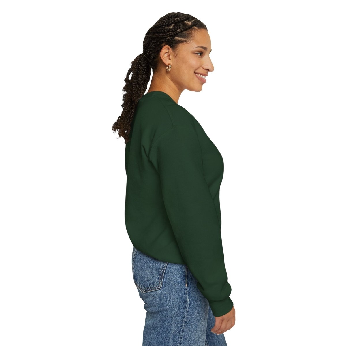Crewneck Sweatshirt “maybe almost always means no” Minimalist Positive Quote
