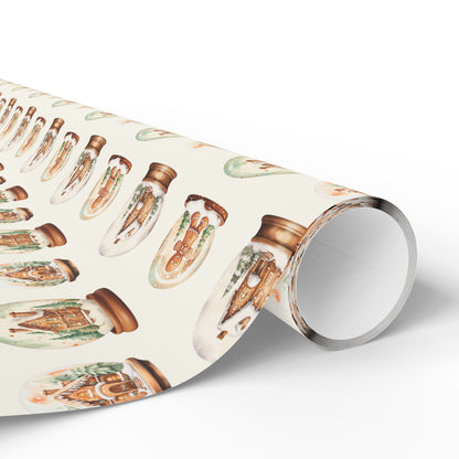 Shake It Off – Gingerbread Globe Glow Wrapping Paper
