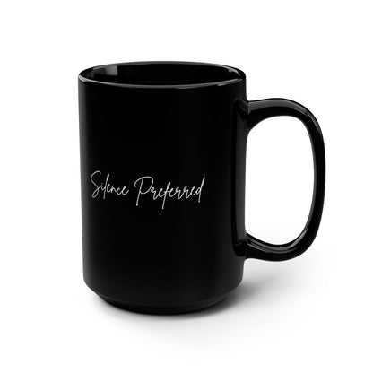 Silence Preferred Black 15oz Coffee Mug