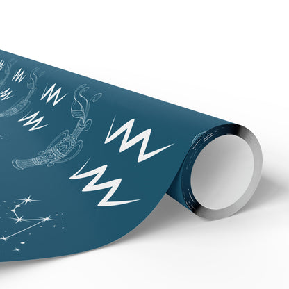 Pour Some Star On Me – Aquarius Zodiac Wrapping Paper