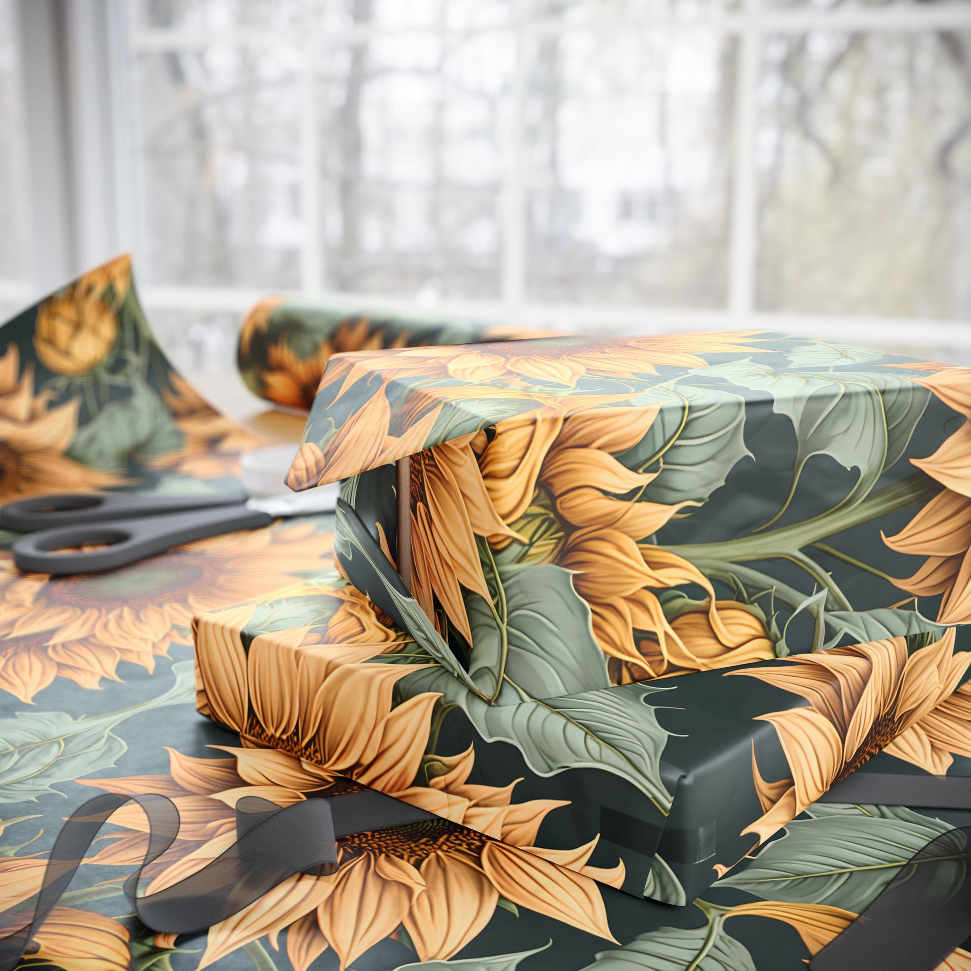 Brighten Up Your Gifts with Sunflower Wrapping Paper